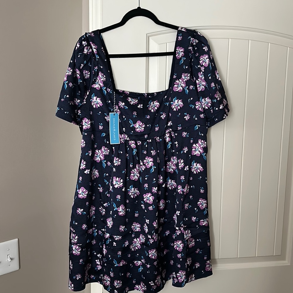 NWT Draper James Babydoll Dress in Zinnia XL